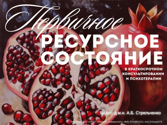 Первичное ресурсное состояние. Программа повышения квалификации.