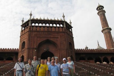 Экспедиция у крупнейшей мечети Индии в Дели